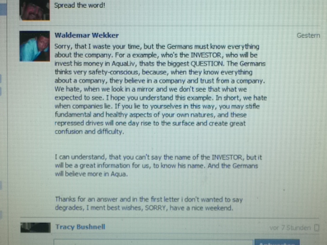 Aqualiv Tech. - Long-invest der besondren Art! 480539