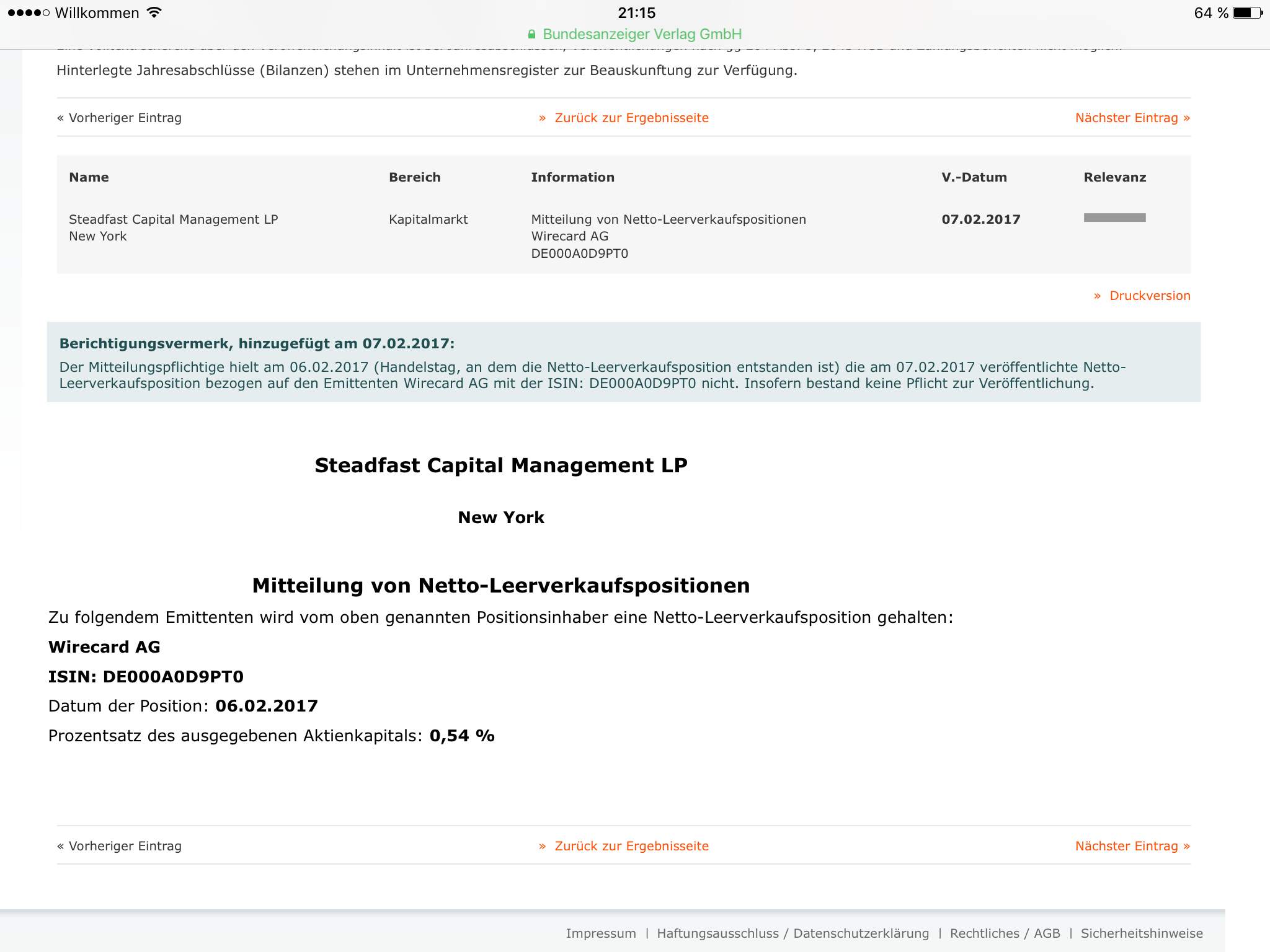Wirecard 2014 - 2025 969974