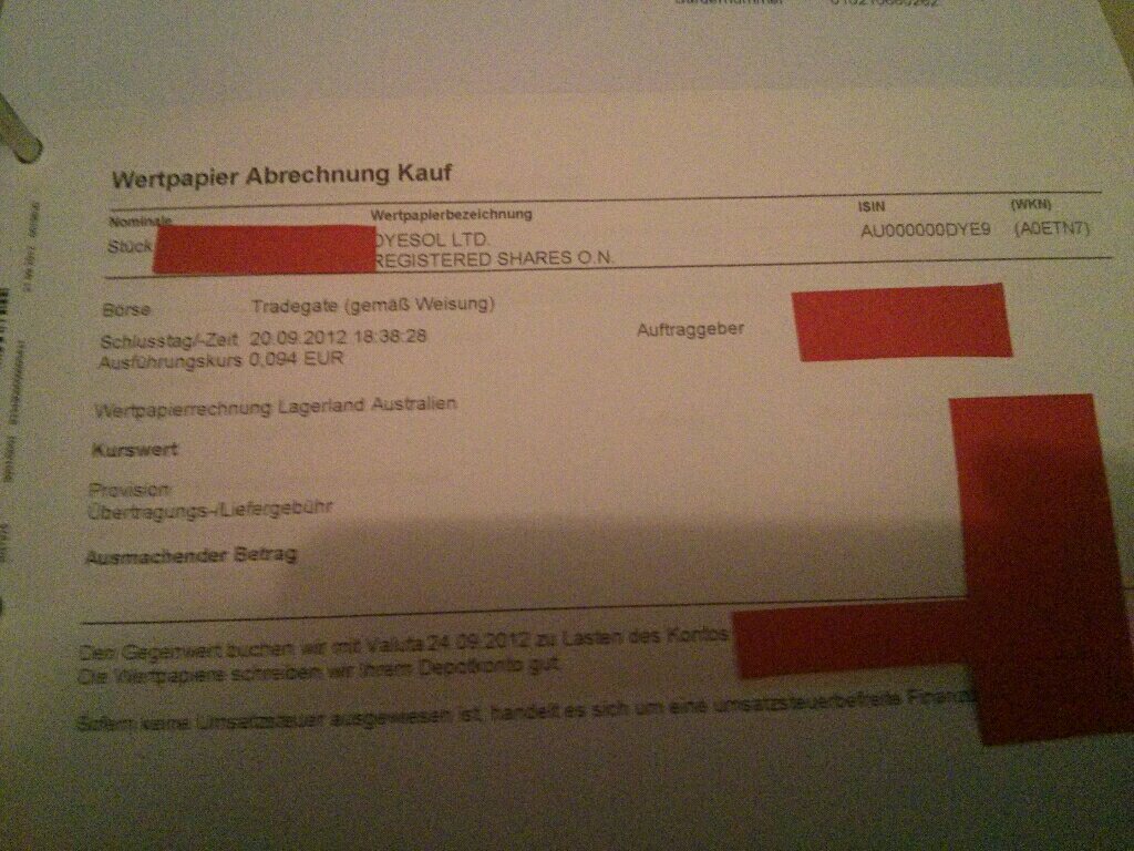 Dyesol LTD, es geht weiter ! 767202