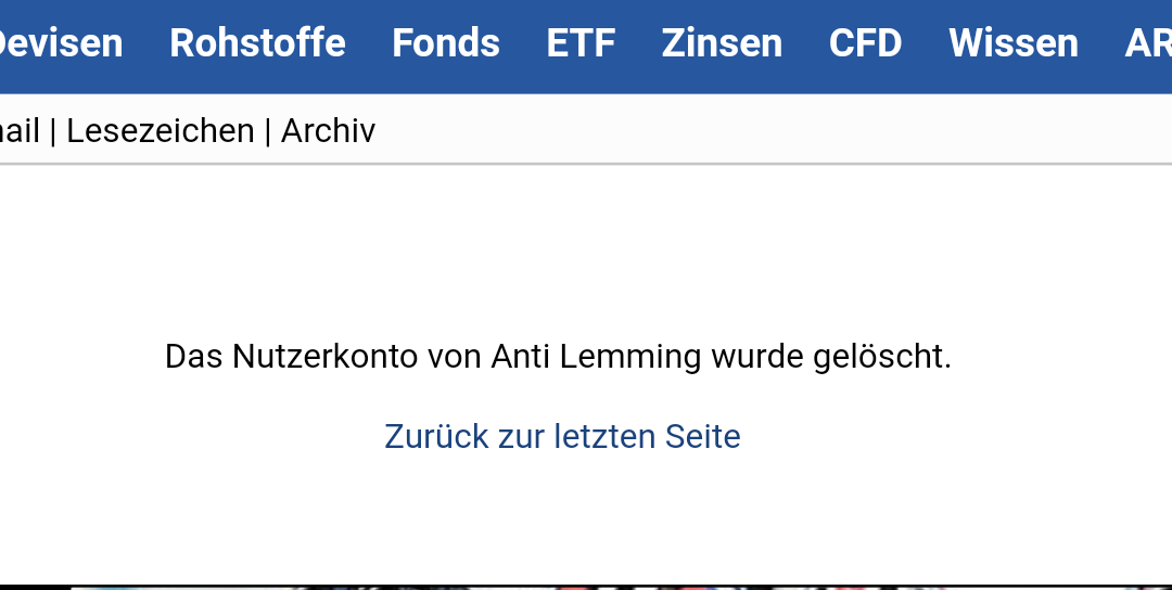 Der USA Bären-Thread 1021156