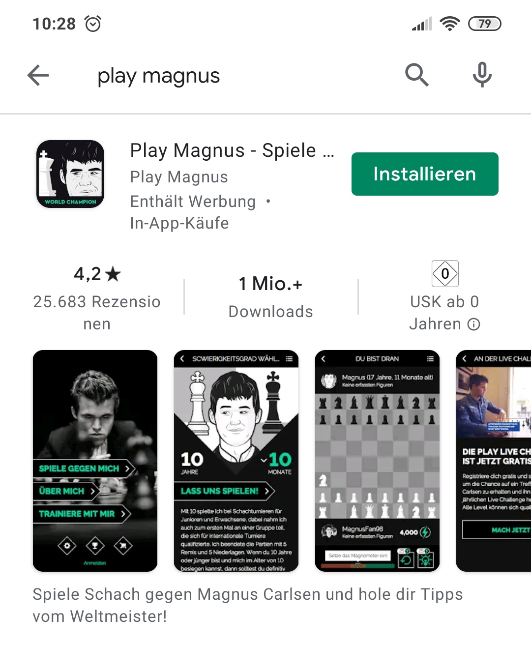 Chess Leaders: Play Magnus / Schach zeitlos im www 1237127