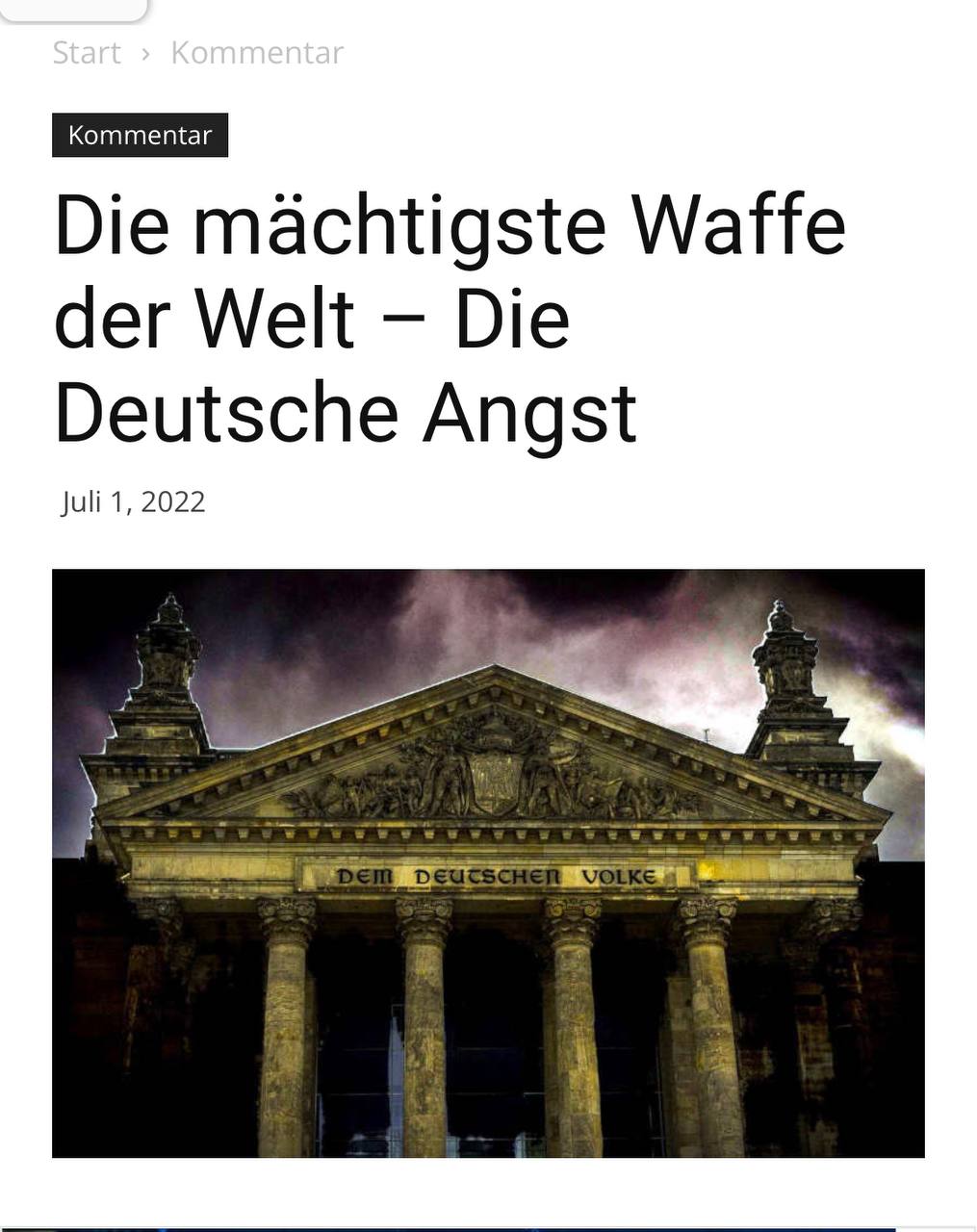 Wenn das Gold redet, dann schweigt die Welt! 1322303