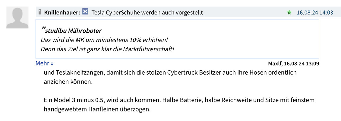 Tesla - Autos, Laster, Speicher und Solardächer 1443446