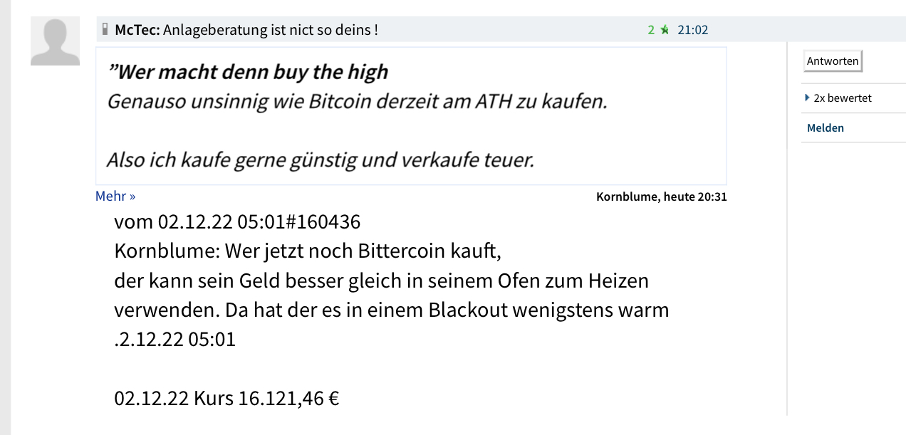Bitcoin - mehr als eine Spekulationsblase? 1487740