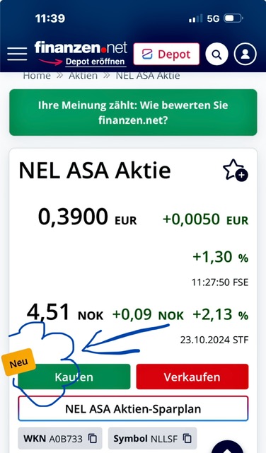 NEL, der Wasserstoffplayer aus Norwegen 1453754