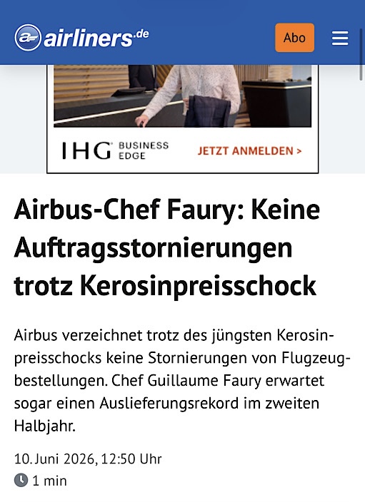 Airbus SE Aktie - Diskussionen 1520042