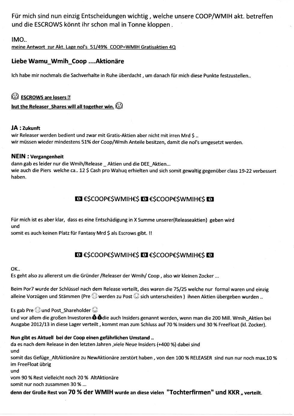 █ Der ESCROW - Thread █ 1231721