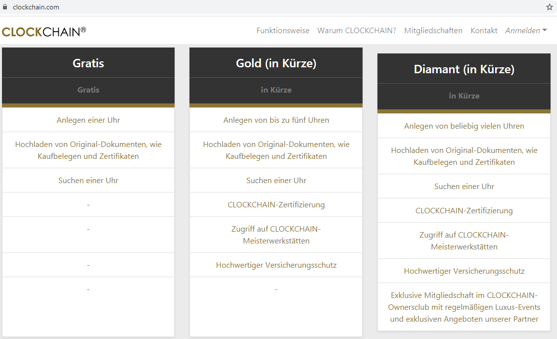 Neuausricht lt. Vorstand : Blockchain / Clockchain 1172580