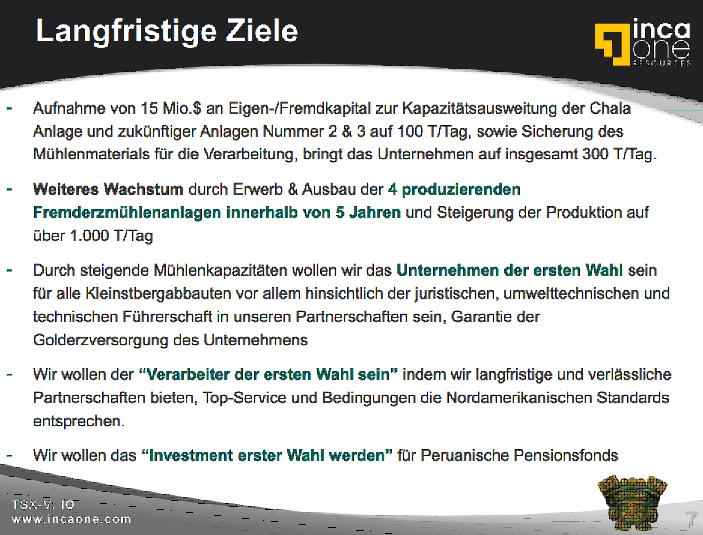 Inca One Gold - Die neue Dynacor ? 760475