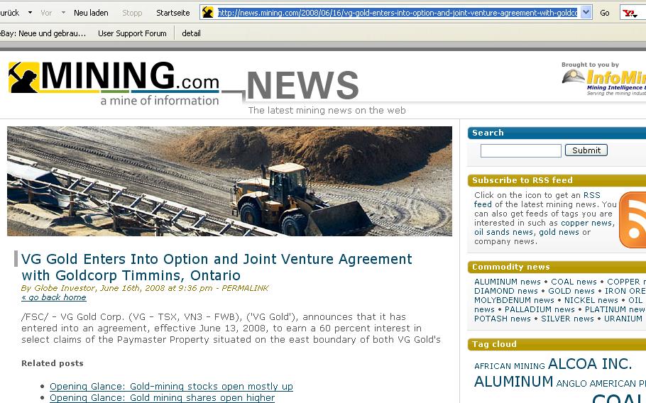 VG Gold ( ISIN: CA9182161021 ) 170639