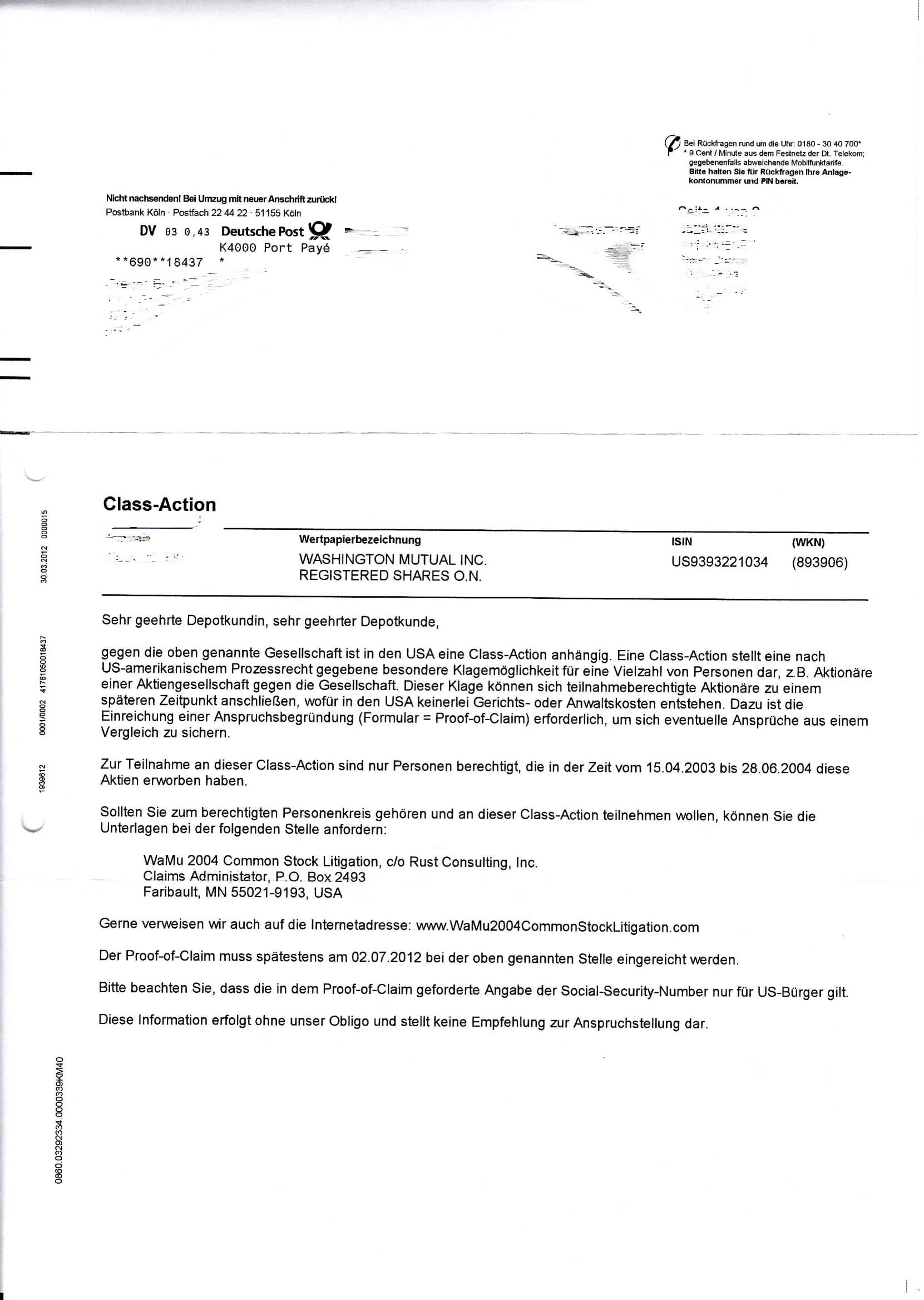 COOP News (ehemals: Wamu /WMIH) 499534