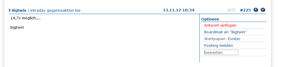 EVOTEC muss getradet werde 1023740