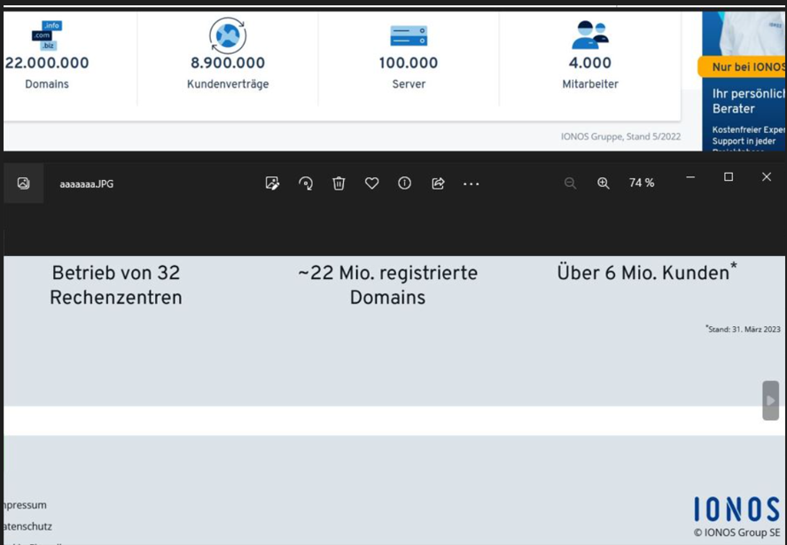 IONOS Group SE 1400088