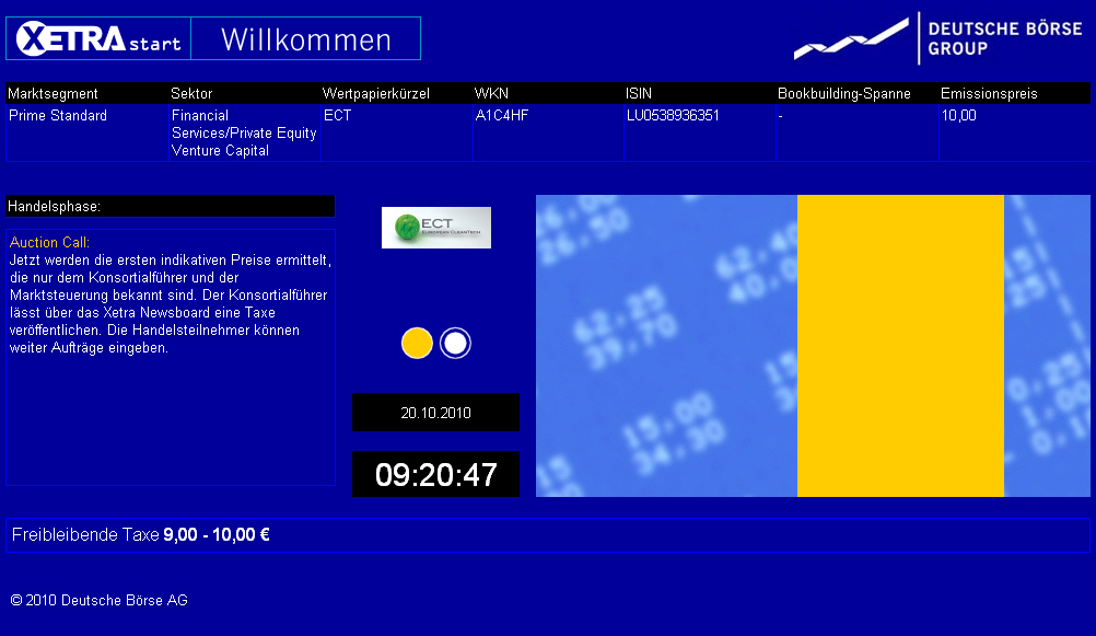 European CleanTech I S.E. 352444