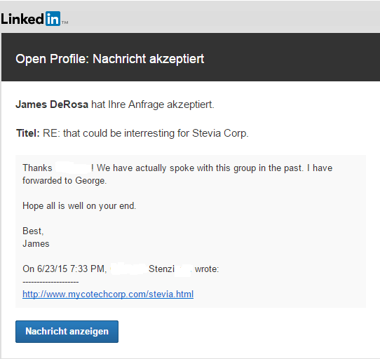 Stevia Corp. Provides Profit Guidance ! 835817