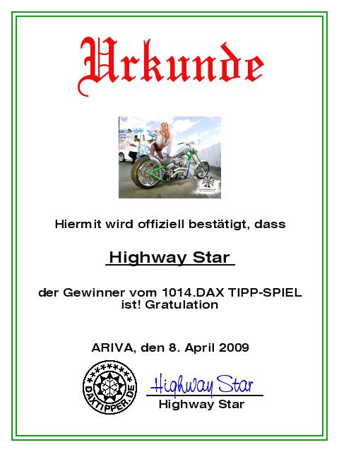 1015.DAX Tipp-Spiel Donnerstag, 09.04.09, 17.45 226515