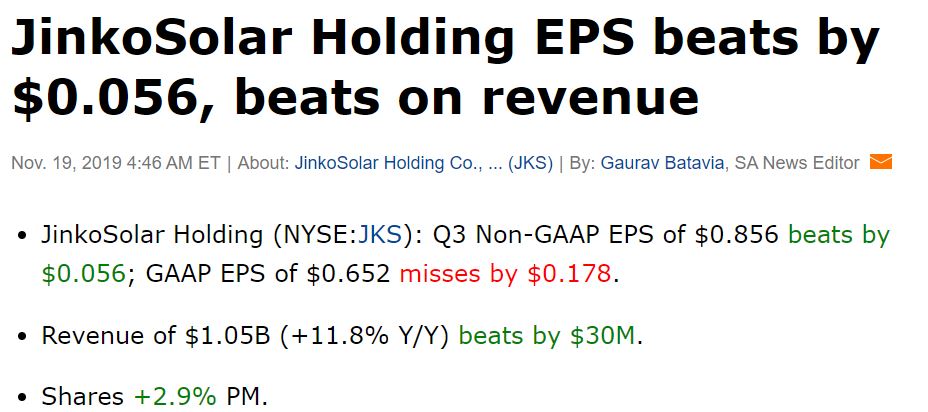 Jinko Solar vor einer Neubewertung ? 1145147