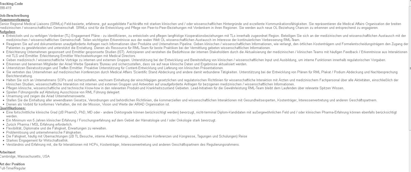 Ariad Pharma on the Top 686485