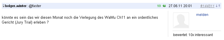 Wamu WKN 893906 News ! 417117