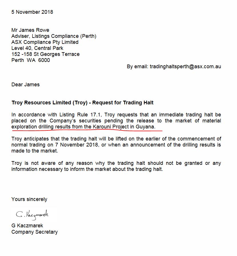 Troy Res- Top Goldproduzent Profit A$16.7 Million 1081504