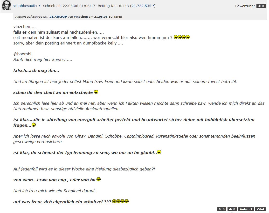 EnerGulf - Der Selbstbetrug der Pusher 870082