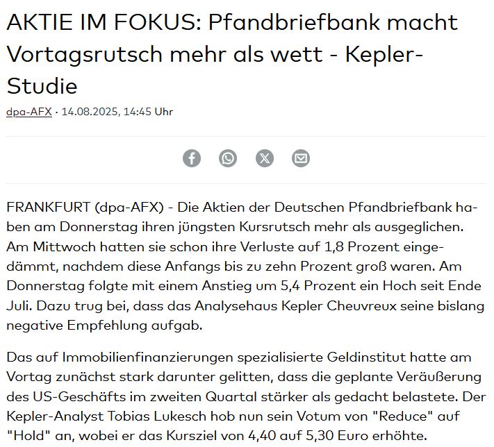 Deutsche Pfandbriefbank 😃 1491762