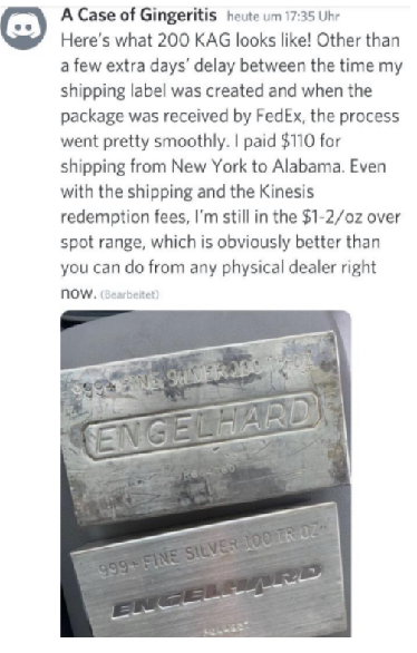 QV - KINESIS - Gold + Silber + Krypto - THREAD 1254509