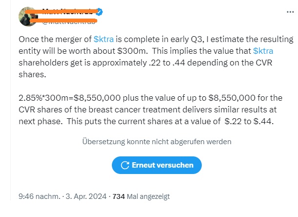Kintara Therapeutics (WKN: A2QBU5 1423234