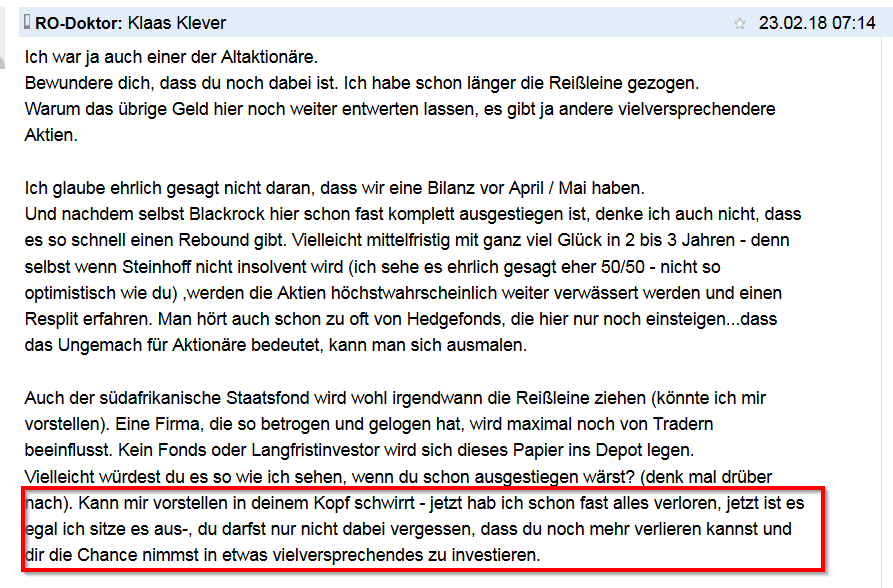 Steinhoff International Holdings N.V. 1052017