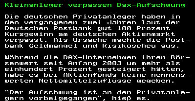 Hausse zu Ende 34019
