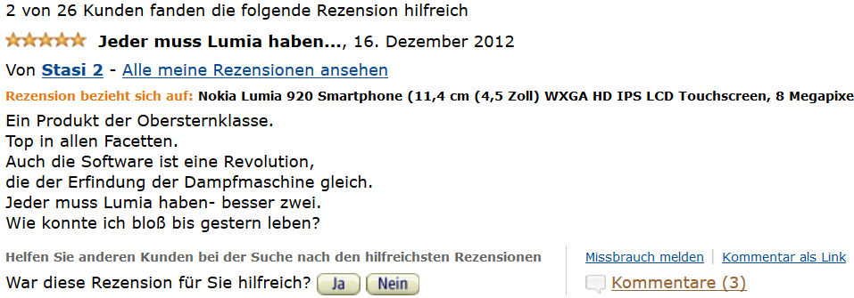 Nokia, das Comeback 2012 ...................... 562565