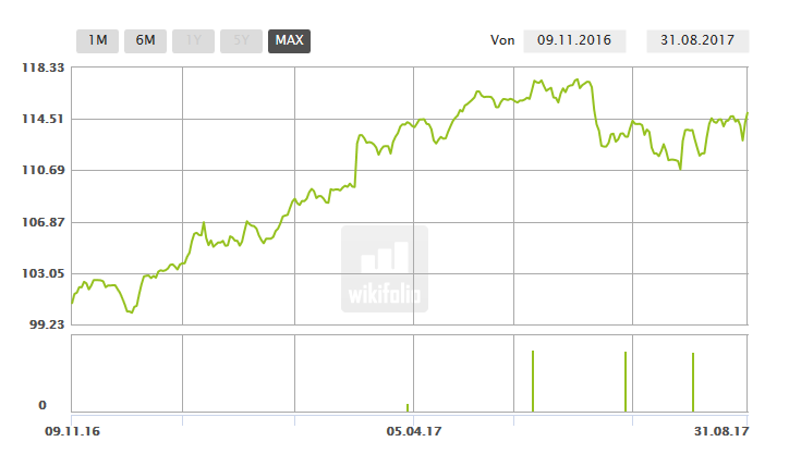 Aktien-Kurs-Rechner Index (Endlos Zertifikat) 1009729