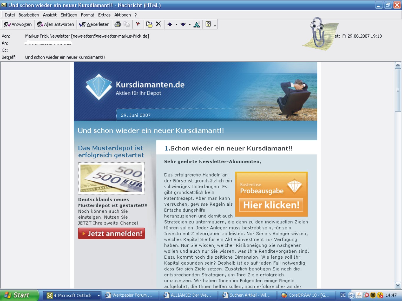 Frick,Anleger steigen massiv aus! 106395