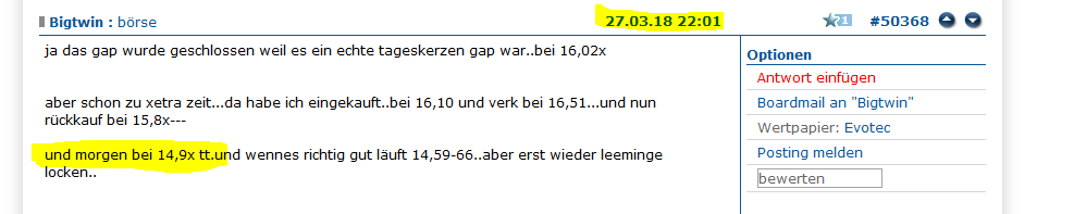 EVOTEC muss getradet werde 1047674