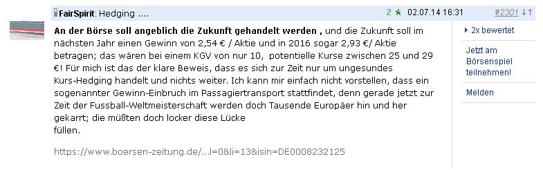 Lufthansa 2012-2015: wohin geht die Reise... 738054