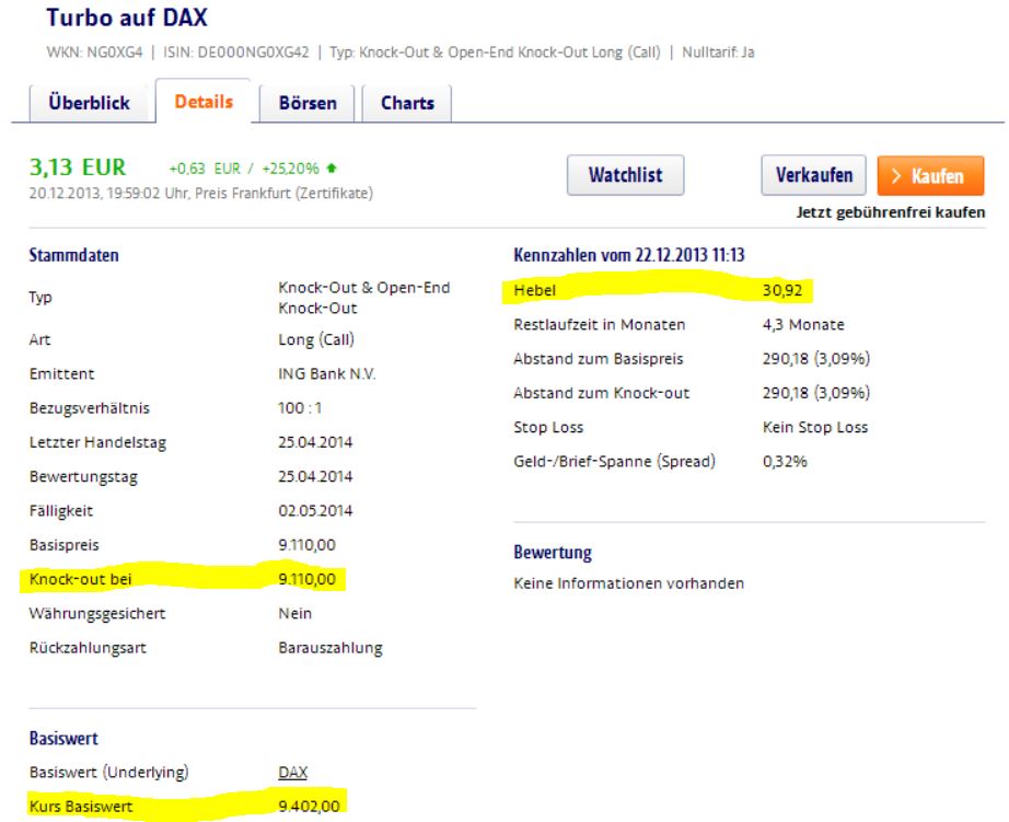 DAX 2014 strong long! Spiel mit offenen Karten! 676083