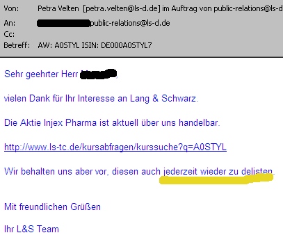 Injex AG - Wahrheit und Träumerei 565959