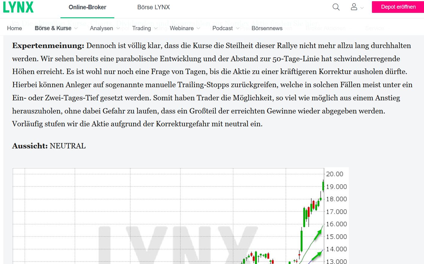 Nordex vor einer Neubewertung 1250777