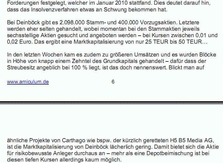 Deinböck - Manteldeal oder Inso-Zock? 375147