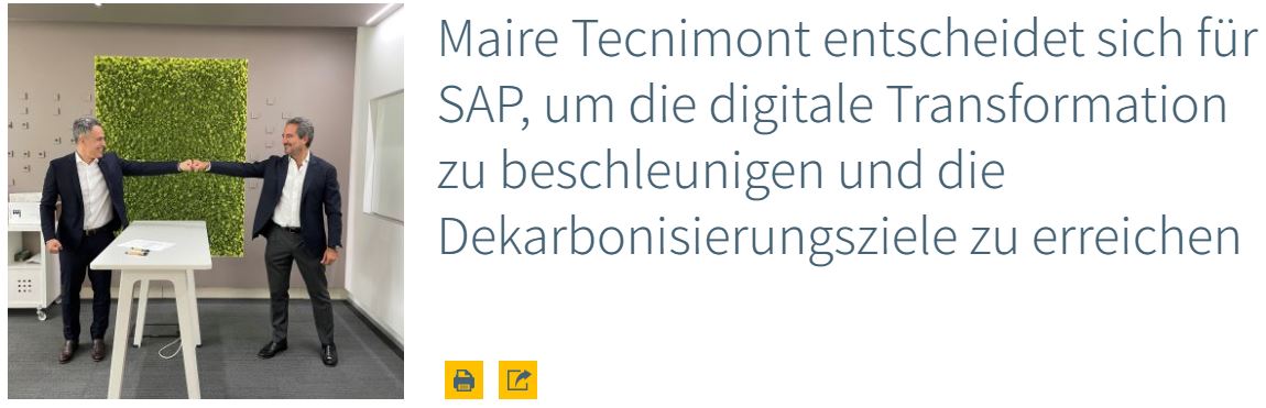 Maire Tecnimont Umwandlung natürlicher Ressourcen 1264381