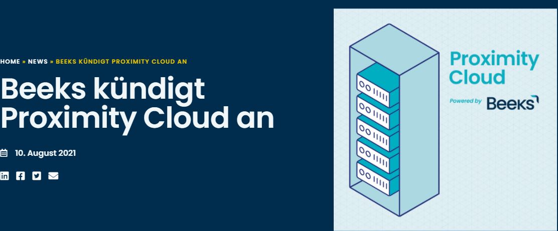 Beeks Cloud: Bauen. Verbinden. Analysieren. 1268144