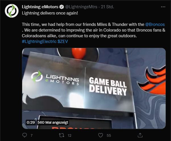 LIGHTNING eMotors High-Tech-Elektroantriebe 1277356