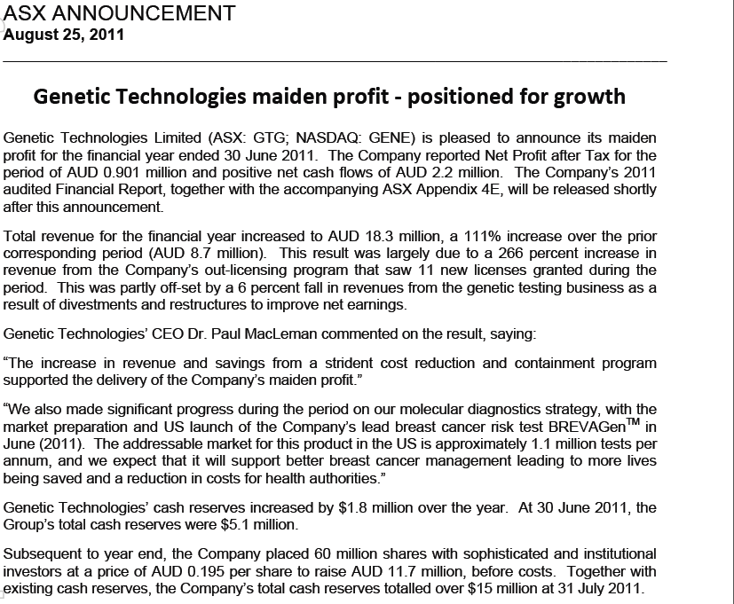 GeneticTechnologies BREVAGen Brustkrebsrisiko Test 434673