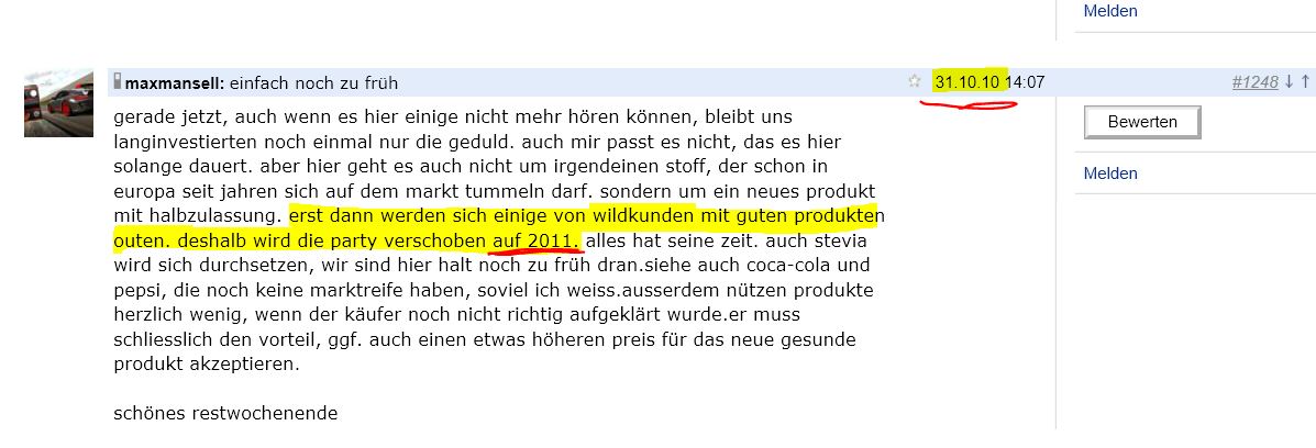 Ab hier geht ´s nach oben - Sunwin - Stevia 909698