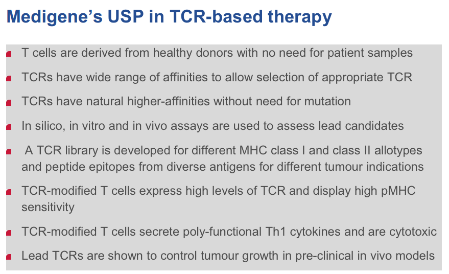 Medigene - Sachliche und fachliche Beiträge 853042