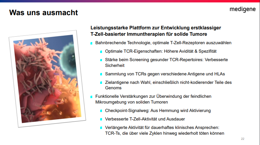Medigene - Sachliche und fachliche Beiträge 1260220