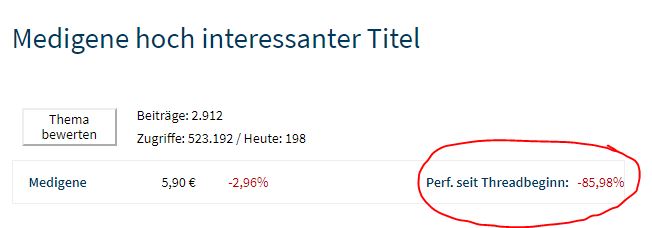 Medigene hoch interessanter Titel 1155349