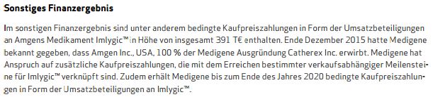 Medigene - Sachliche und fachliche Beiträge 983429