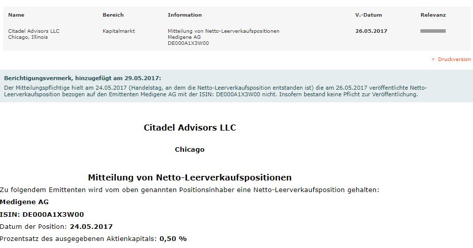 Medigene - Kurse/Quatschen/Charts/Einzeiler..u.s.w. 1013638