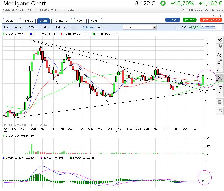 Medigene - Sachliche und fachliche Beiträge 942398